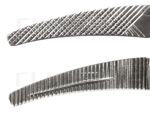 RU 5988-14 / Porte-Aiguille Kalt Courbé, Avec Blocage, 14 cm