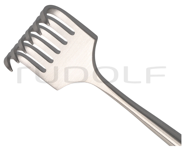 RU 4505-06 / Retractor Volkmann, Semi-Sharp, 6 Prongs 22,5 cm, 8 3/4"