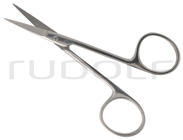 RU 2940-11HP / Gum Scissors Standard, Str., High Polished 11 cm, 4,5"