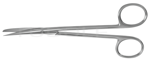 RU 1312-14 / Scissors Metzenb., Sh/Bl, Cvd., Fig. 2 14,5 cm, 5,5"