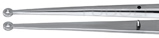 RU 4079-36 / Mikro-Ring-Pinzette, ger. 18,0 cm, 2,0 mm