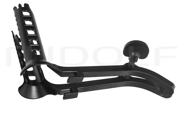 RU 6438-16 / Bivalve Speculum, Black-Finish 85mm