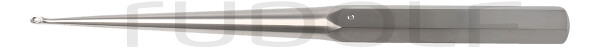 RU 5351-30 / Bruns Bone Curette, Fig. 0, 3.3 x 5.0 mm, (L) 23 cm - 9"