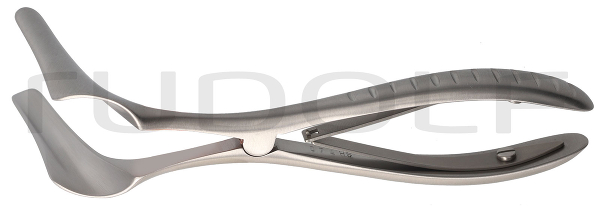 RU 8013-02 / Nasenspekulum Killian-Struycken, Figur 2, 55 mm, Hygienischer Schluss, 14 cm