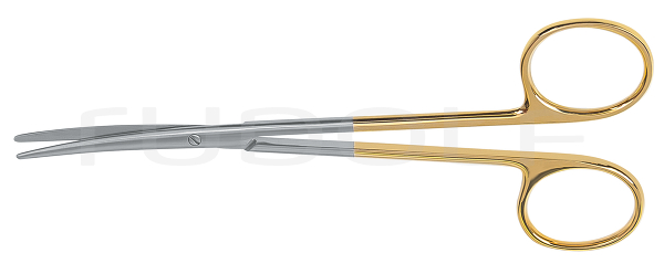 RU 1316-14M / Diss. Scissors, Baby-Metzenbaum, Cvd., Sc,Tc 14,5 cm - 5 3/4"