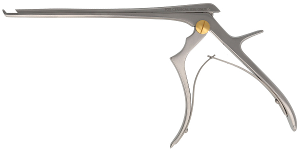 RU 6457-54 / Pince Emporte-Pièce Kerrison, Coupant V. Le Haut 40°, Stand., Pied Plat, 18cm, 4mm