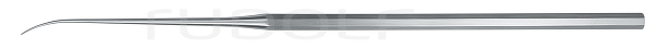 RU 7907-01/02 / Ohr-Nadel Wullstein, Leicht Gebogen, Stumpf, 16 cm