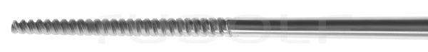 RU 4935-16 / Watteträger Farrell, Rund Gerieft, Ø 1,1 mm, 16,5 cm