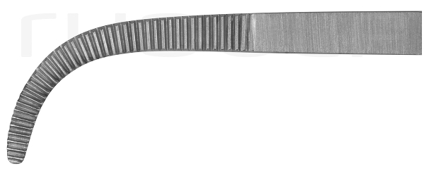 RU 3336-18 / Ligature Fcps Mixter-Slim, Cvd. 18 cm, 7"