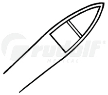 RU 7257-27 / Tischler Biopsy Fcps., 27cm
