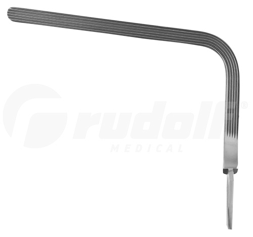 RU 3434-02 / Vaginal Fcps, Cvd., 80mm
 Jaw 23 cm, 9"