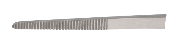 RU 4054-20 / Dressing Forceps Taylor, Bayonet Shaped, 1.5mm
, Dissect. End, (L) 19.5cm
 - 7 3/4"