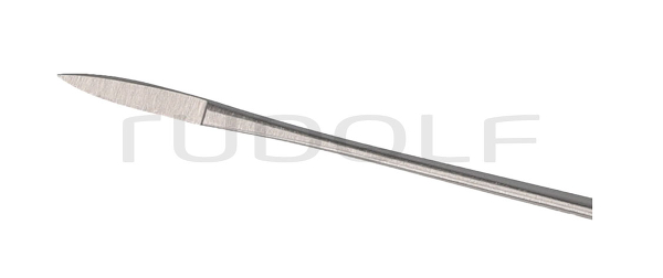 RU 7963-01 / Trommelfellmesser Sexton, Figur 1, Abgewinkelt, 18 cm