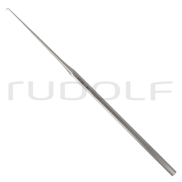 RU 7907-05/25 / Gancho Shambaugh, 90°, 2.5 mm, 16 cm - 6 1/4"