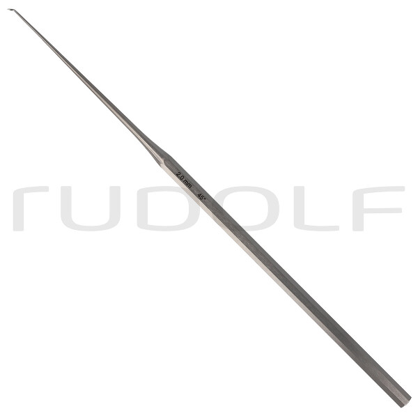 RU 7907-04/20 / Gancho Shambaugh, 45°, 2 mm, 16 cm - 6 1/4"