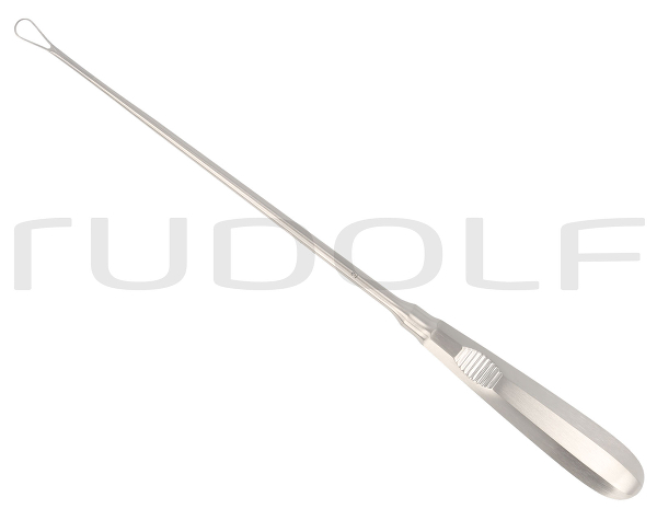 RU 7320-08 / Curette Utérine Recamier, Malléable Mousse, 31,0 cm, Fig. 2, 8 mm