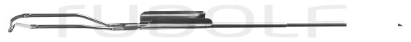 RC190-225 / Elettrodo Bipolare A Coltello Collins 19Ch, Bianco-Blu