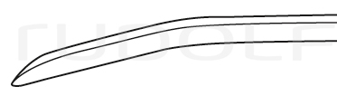 RU 4911-14 / Sonda Doyen Curva, 14,5 cm
