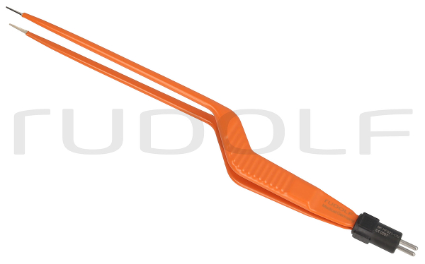 HF521-170 / Bipolar Forceps, 2-Pin-Plug, Bayonett, 20cm
 - 8", 1,0mm
, Non-Stick