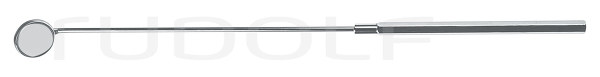 RU 8660-14 / Laryng. Mirror, W/Handle, Fig. 2, 14mm
