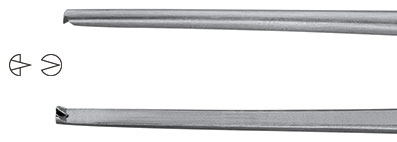 RU 4190-18 / Pinzette Chir. Potts-Smith, ger. 18,0 cm
