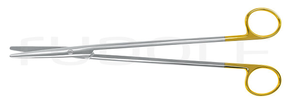 RU 1334-23 / Forbice Metzenbaum, Curva, TC 23,0 cm