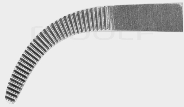 RU 3290-01 / Ligature Fcps Overholt-S, S-CVD. 18,5 cm, 7,25"