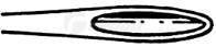 RU 6675-02 / Curette P. Calculs Biliaires Luer-Körte 2,5 mm