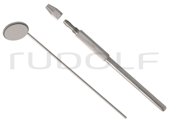 RU 8666-02 / Griff Z. Kehlkopfspiegel 13cm
