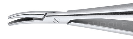 RU 5866-13 / Portaghi Castroviejo/Barraquer, Curvo TC, Con Cremagliera, 14cm