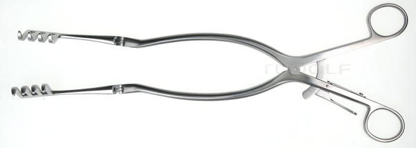 RU 4743-41 / Retractor Beckmann-Adson, Semi-Sharp 31cm
, 12 1/4", 4x4 Teeth
