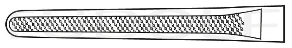 RU 3680-15 / Tubing Forceps 15 cm, 6"