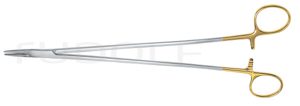 RU 6054-26 / Needle Holder De Bakey, TC, Str. 26cm, 10 1/4"