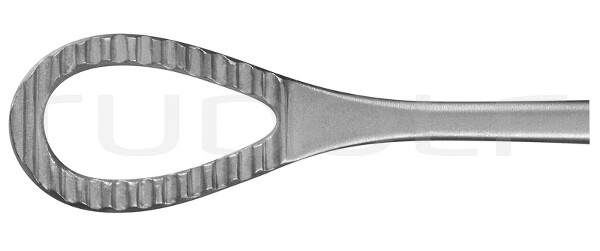 RU 3910-18 / Schwammzange Förster, Ger., Gerieft 18,0 cm