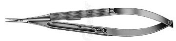 RU 5864-12 / Micro Needle Holder Str., W. Ratchet, 12cm, 4 3/4"