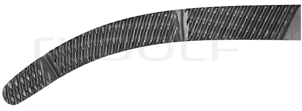 RU 3385-21 / Pinza Heaney P/Parametrio, Curva, 2 Dientes, 21 cm