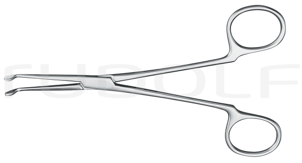 RU 6557-15 / Separador De Piloro Benson, Curvo, Terminal Estriado, 15,5 cm