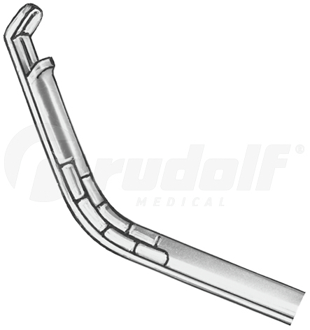 RU 8118-03 / Stirnhöhlenstanze, Aufgewinkelt 3,5mm
, Schaftlänge 14,0cm
, 22,0cm
