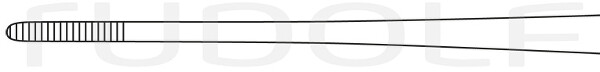 RU 3810-16 / Sinus Forceps Lister, Straight, 16 cm - 6 1/4"