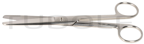 RU 1430-18HP / Scissors Doyen, Bl/Bl, Str., High Polished 18 cm, 7"