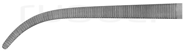 RU 3253-72 / Pinza Emostatica Kelly, Curva 24,0 cm