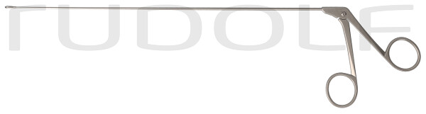 RU 8650-11/25 / Micro Fcps. Cup-Shp., Cvd. Rgt, FF-MOV. Shaft Length 23cm/9", Conicø1/2mm, Jaw 1mm