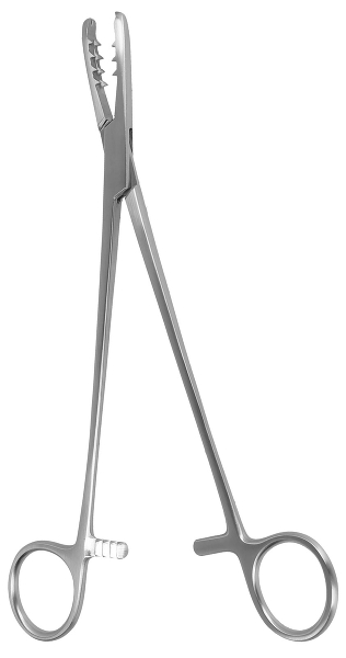 RU 5510-00 / Knochenhaltezange Bircher-Ganske, Gerade, (L) 20 cm