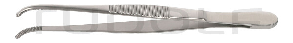 RU 4011-13 / Pinza Anatomica, Sottile, Curva 13,0 cm