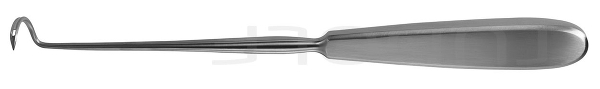 RU 6108-04 / Ago Per Legatura Deschamps, Acuto, Per Mano Sinistra, 20 cm, Curvo A Destra