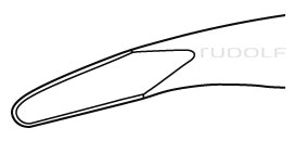 RU 5560-14 / Pinza Sgorbia Luer-Friedmann,