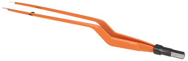 HF520-173 / Bipolar Forceps, Flat Plug, Bayonett, 22cm
 - 8 3/4", 2,0mm
, Non-Stick