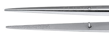 RU 4078-40G / Pinzette, Flachgriff, Bajonett, Mg 22,0 cm
