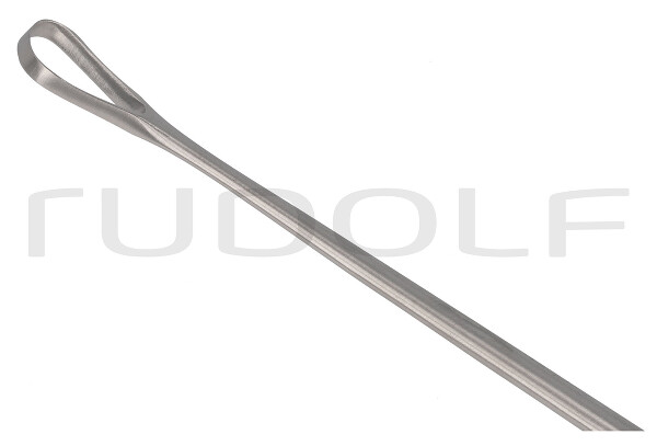 RU 7314-09 / Curetta Uterina Recamier, Rigida , Tagl. 26,0 cm, Fig. 3,9 mm