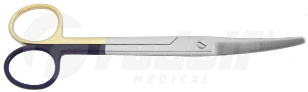 RU 1253-17RS / Forbice Mayo, Curva, Tc,Dentellata 17,0 cm